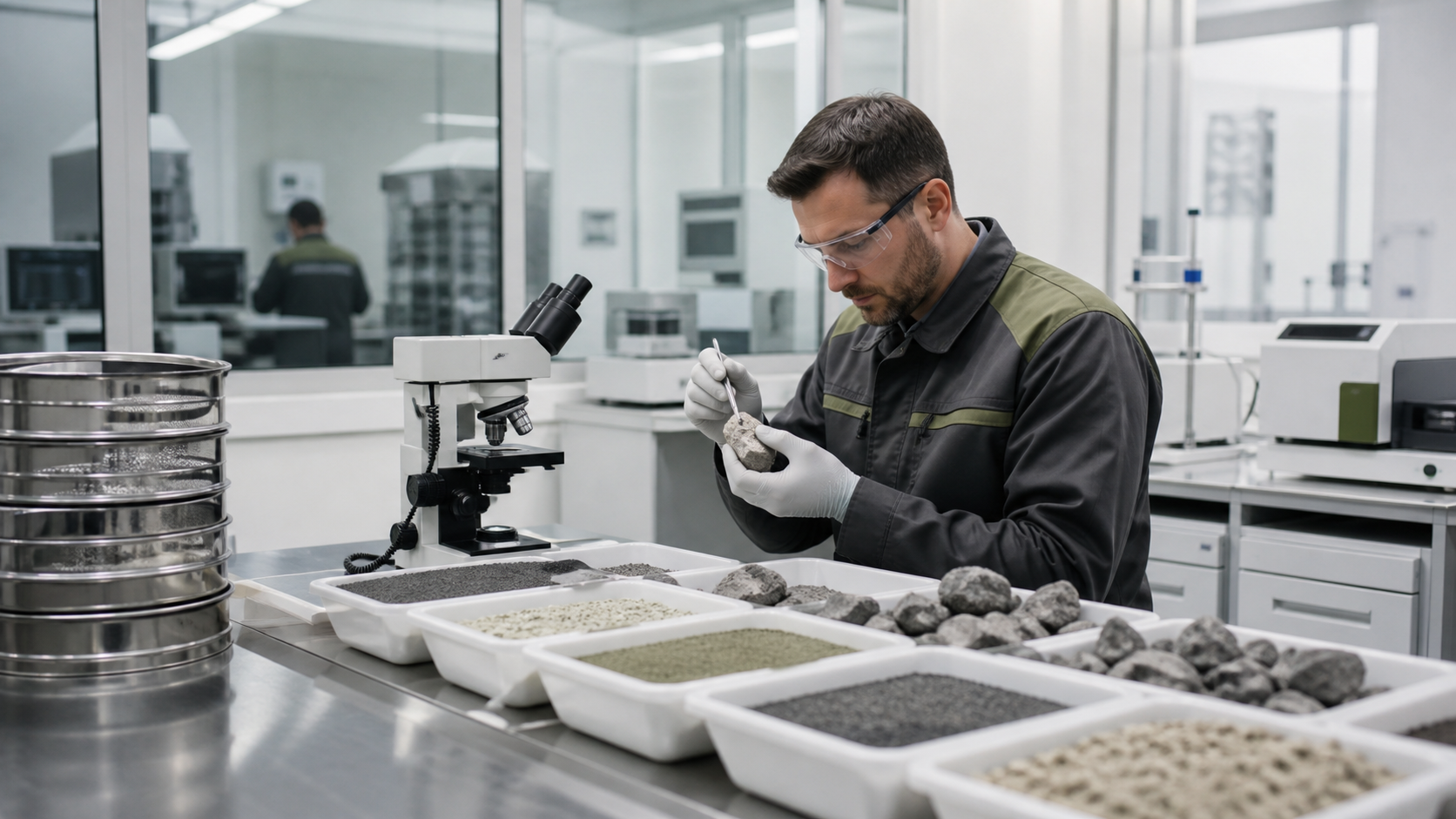 AS Olivin kalite kontrol ve malzeme analiz laboratuvarı